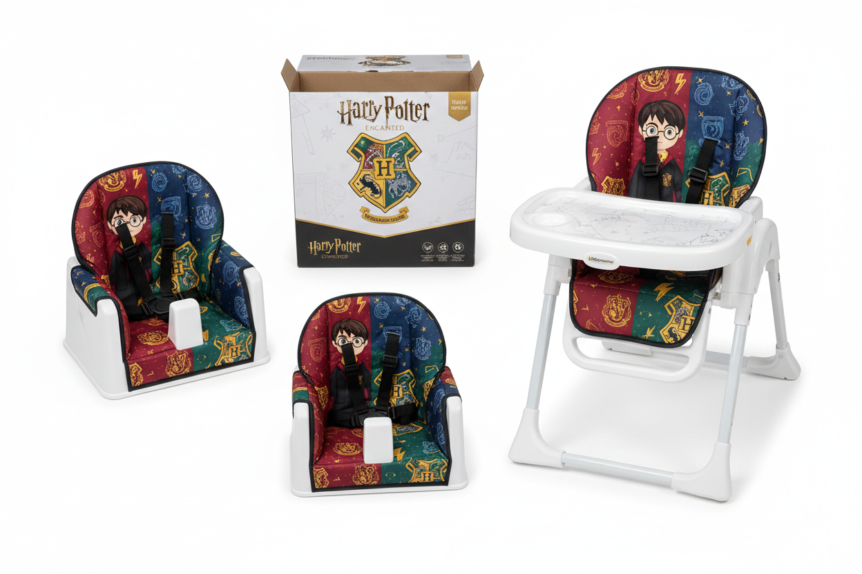 KidsEmbrace Harry Potter Enchanted 4-in-1 Highchair — Wizarding World Licensed