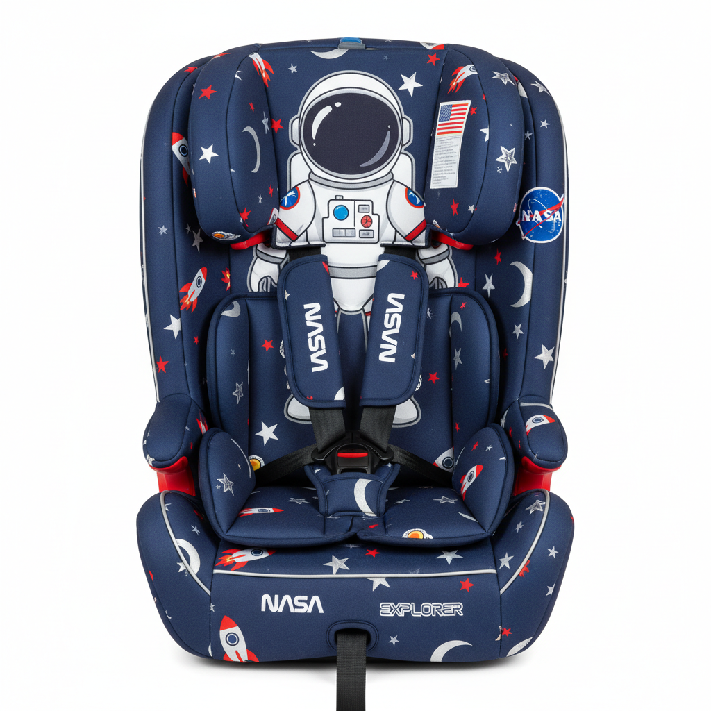KidsEmbrace NASA Astronaut High Back Booster — 40–100 lbs, 4+ Years